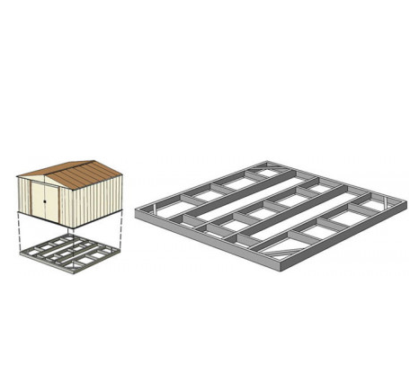 Основание-фундамент для расширительного модуля сарая Barnas 1м