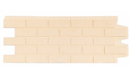 Фасадная панель Grand Line состаренный кирпич стандарт Бежевый